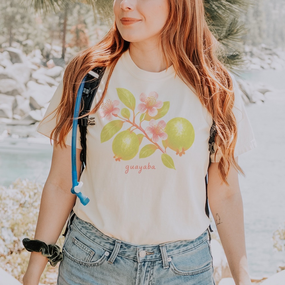 Guayaba Branch in Bloom Tropical Fruit Tee